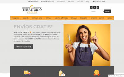 Tienda de productos de peluquería