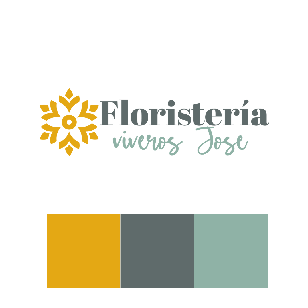 Logotipo Floristería Viveros Jose